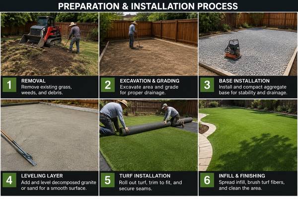 🌿 Transform Your Lawn with Premium Artificial Grass Installation 🌿 - household services
